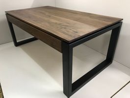 Salontisch PORTO Nussbaum mit Schublade 110 x 60 cm