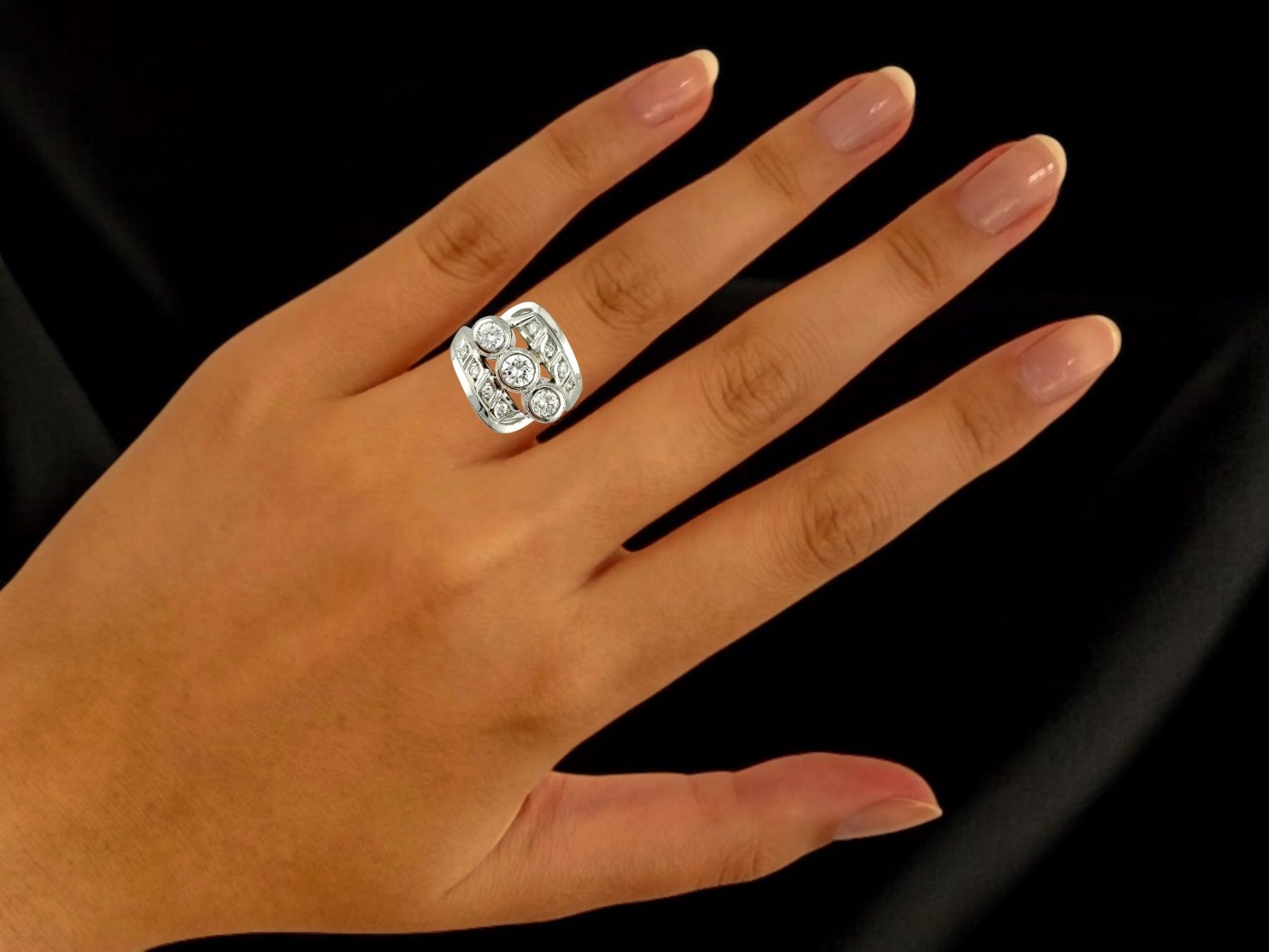 Anelli: Vintage Diamant - Ring, 0.60 ct – Usato da Zuzwil SG venduto da artimmo 1
