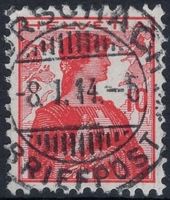 RORSCHACH 8.I.14 - Vollstempel auf Helvetia Brustbild
