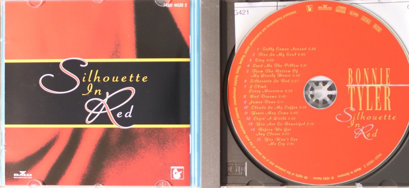 CDs: Bonnie Tyler Silhouette In Red – Gebraucht aus Luzern von CONTENTI 1