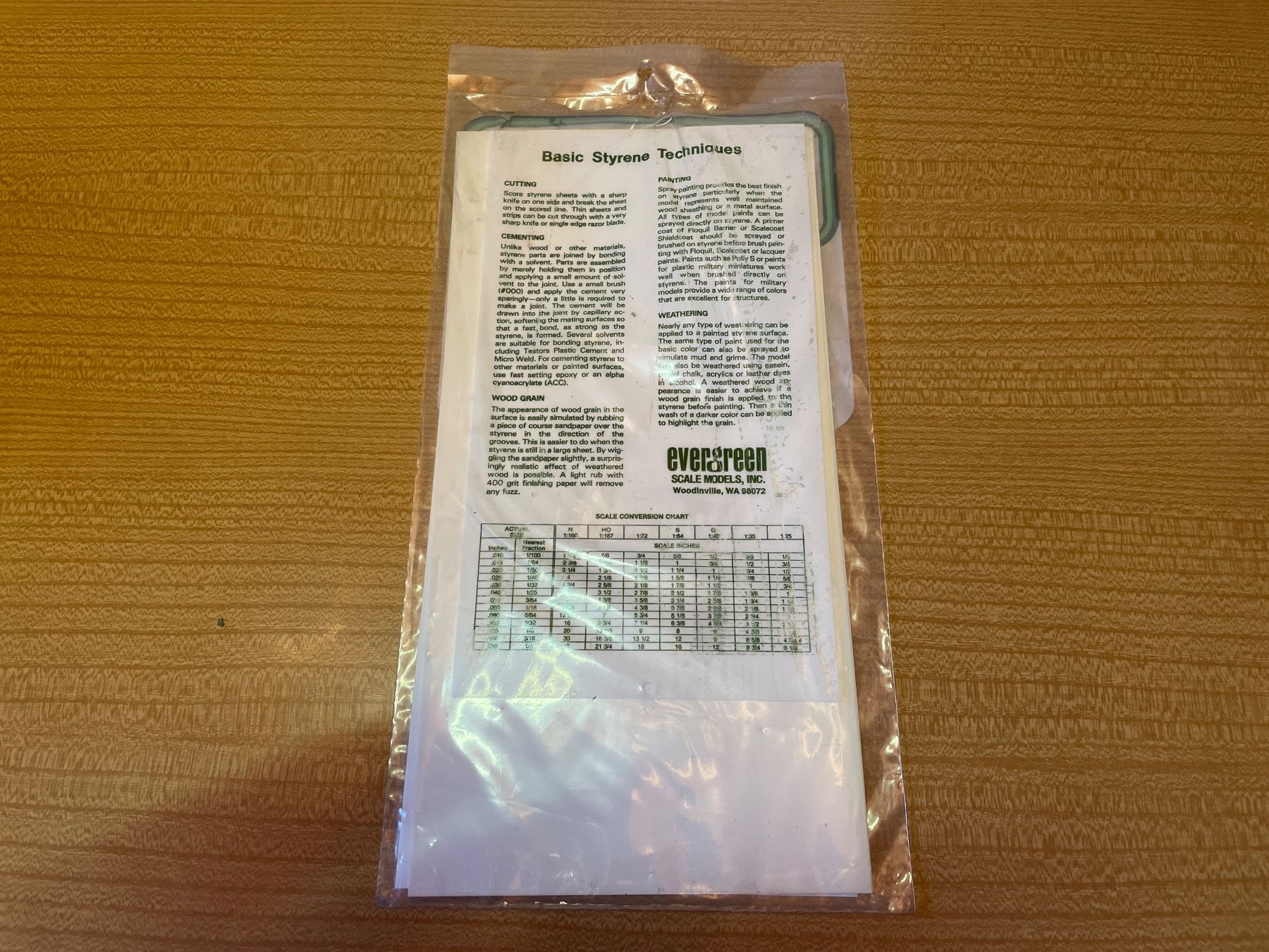 Kit di modellismo & Modellini statici: Evergreen Scale Models 9008 Sheet Styrene – Usato da Suhr venduto da Daneli7 1