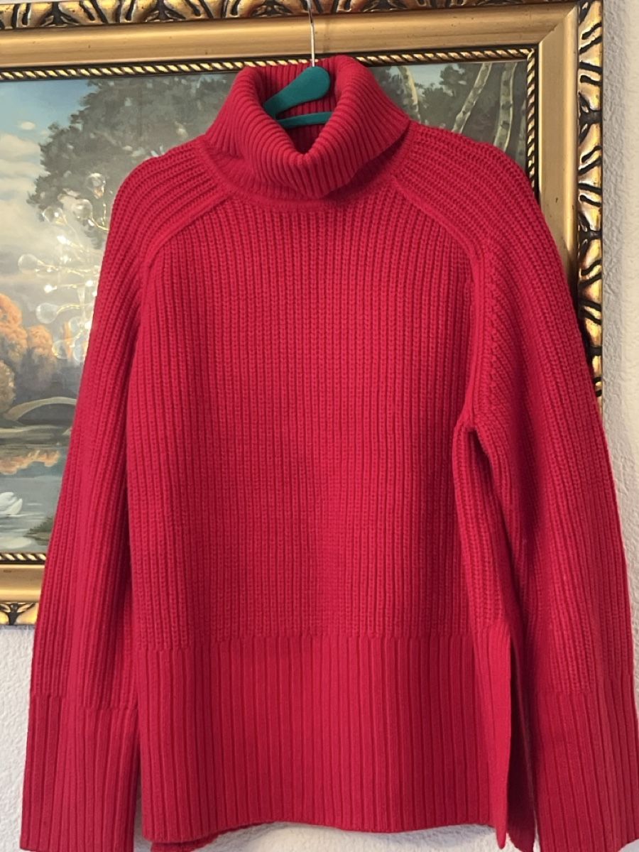 Maglioni & Felpe: Wunderschöner,Gereinigt Gr L Strickpullover mit Rollkragen, – Usato da Zürich venduto da drn_77z5