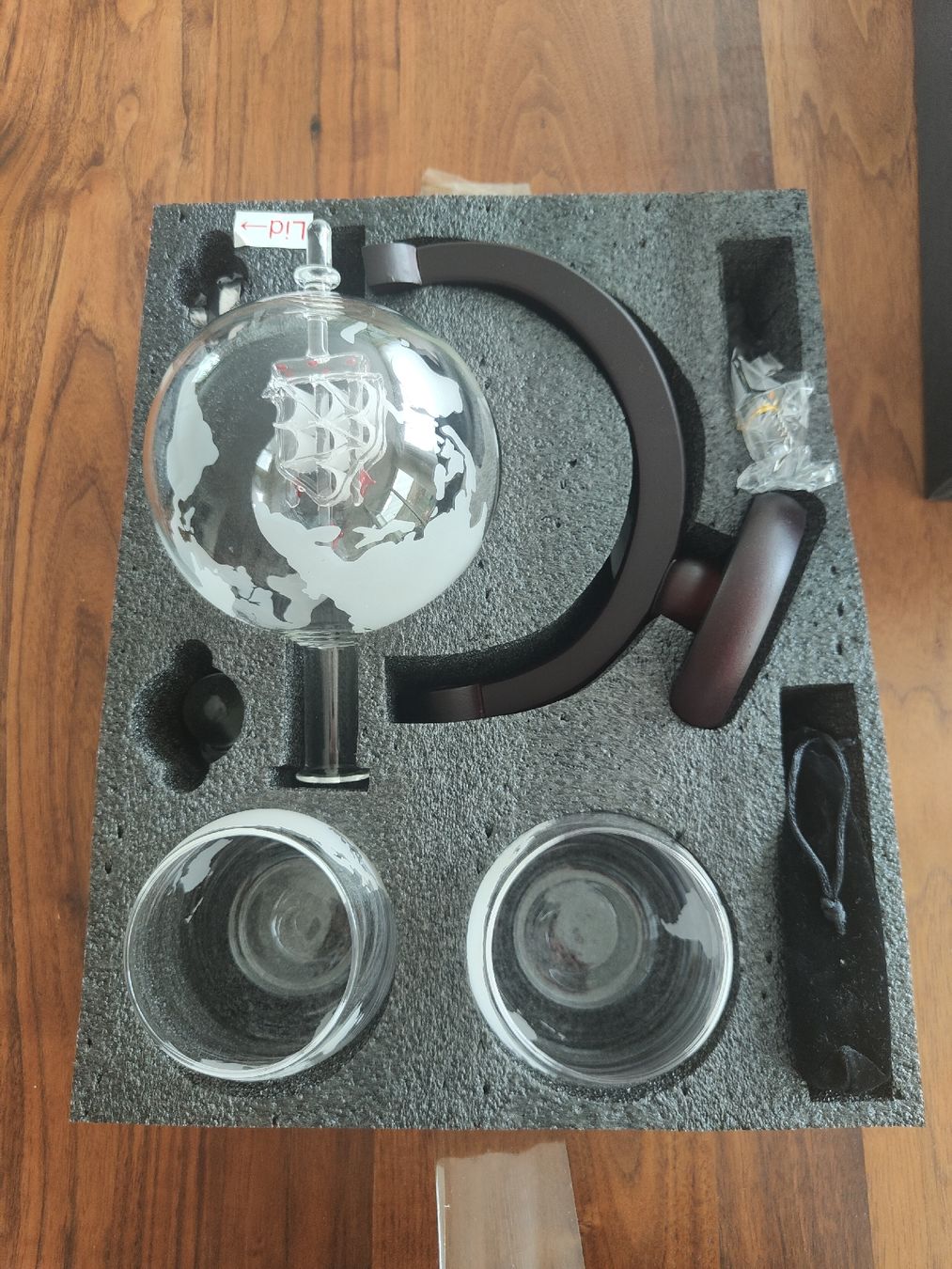 Gläser: Mikamax Globe Decanter Set  – Neu und originalverpackt aus Speicher von TKausirgendwo 1
