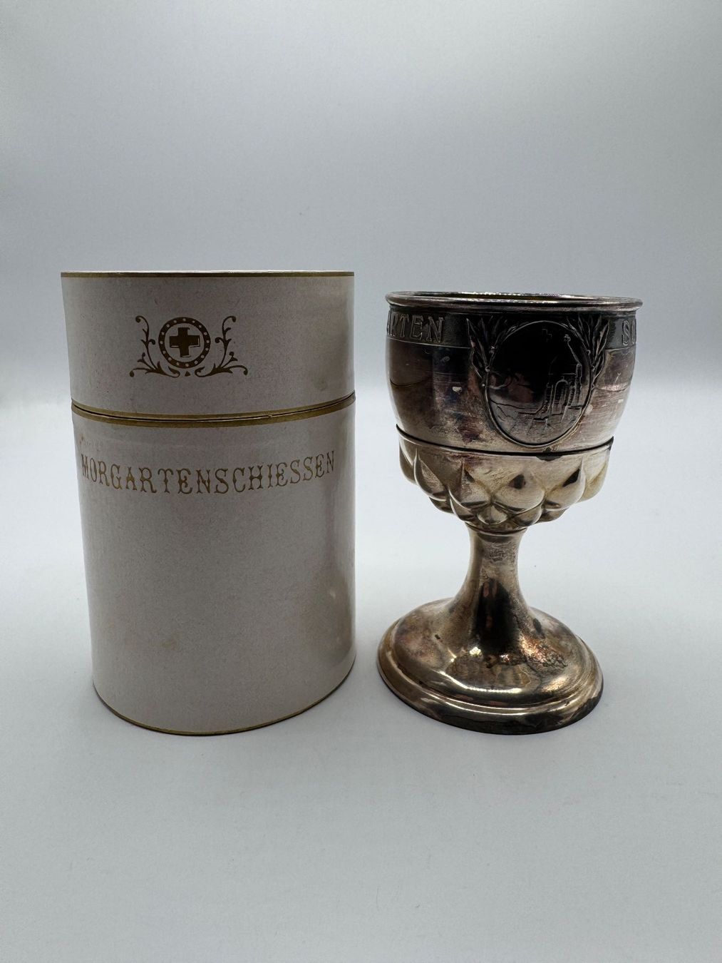 Tazze: Antiker Schützenbecher, Silber, 1966 – Usato da Sachseln venduto da BONATI01 8