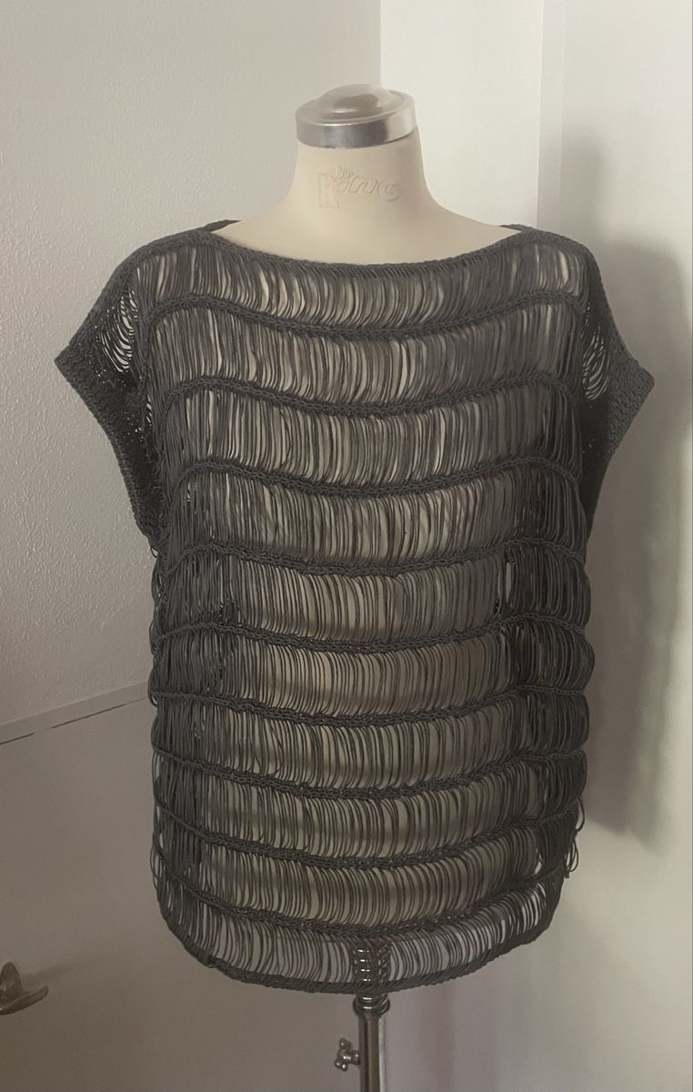 Top: Annette Görtz Leder Top M - L – Usato da Schaffhausen venduto da marakesch41
