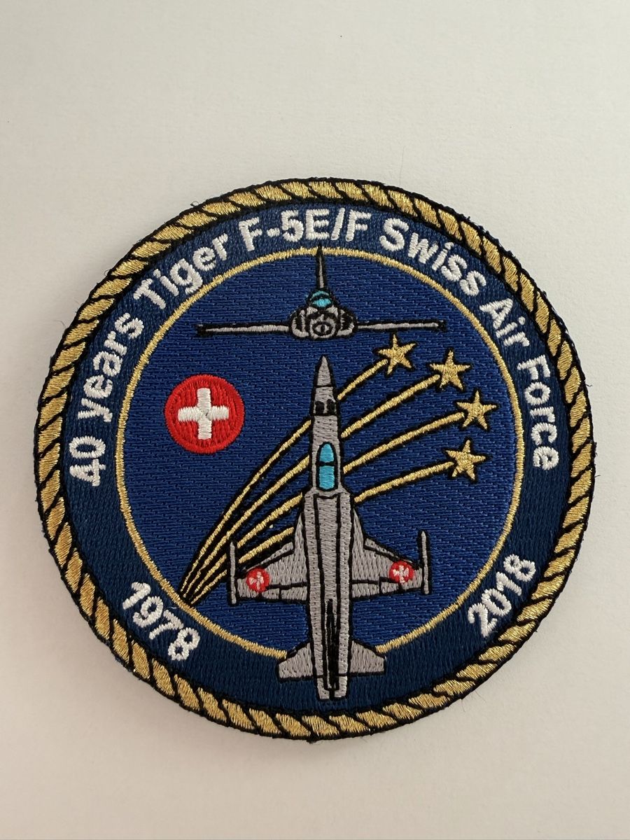 Armée suisse Plaquettes & Badges: Tiger F-5 40 years patch  – D'occasion à Chamoson par Lio_Rey