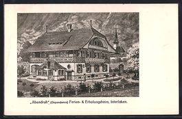 Interlaken, Ferien-, Erholungsheim Abend