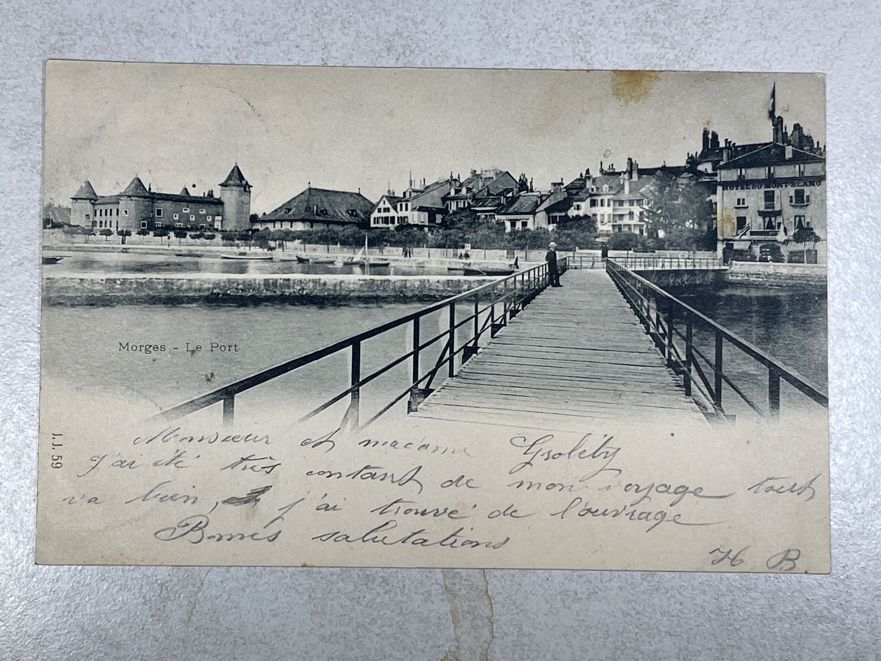 Cartoline postali: Morges - Le Port, – Usato da Strengelbach venduto da Aschatan5