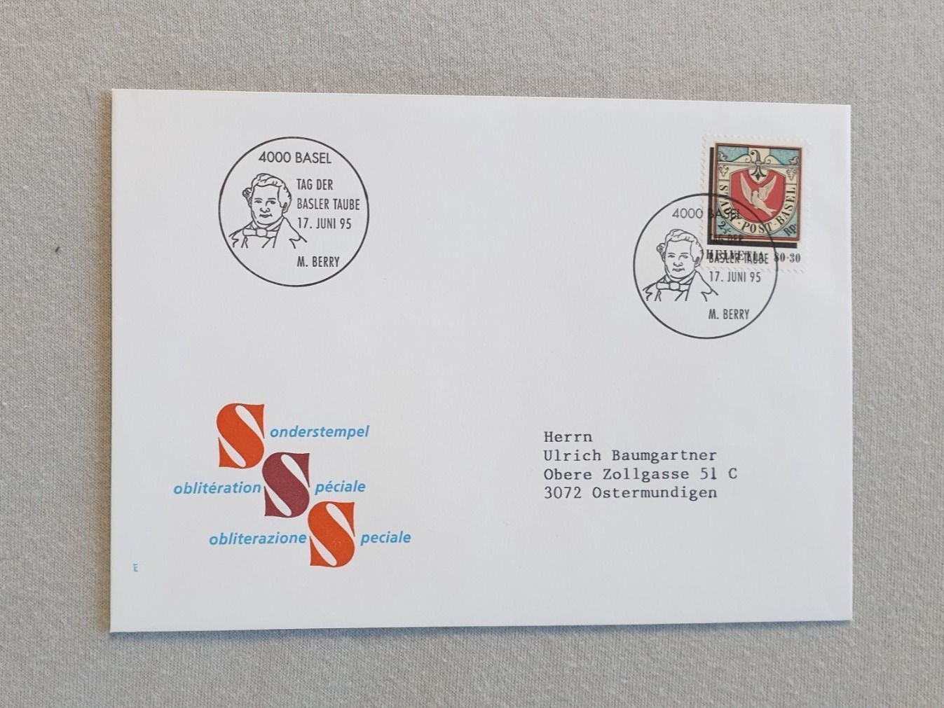 Tutti i francobolli: (1013) «Nat. Briefmarkenausstellung BASE – Usato da Schwarzhäusern venduto da Inot3 3