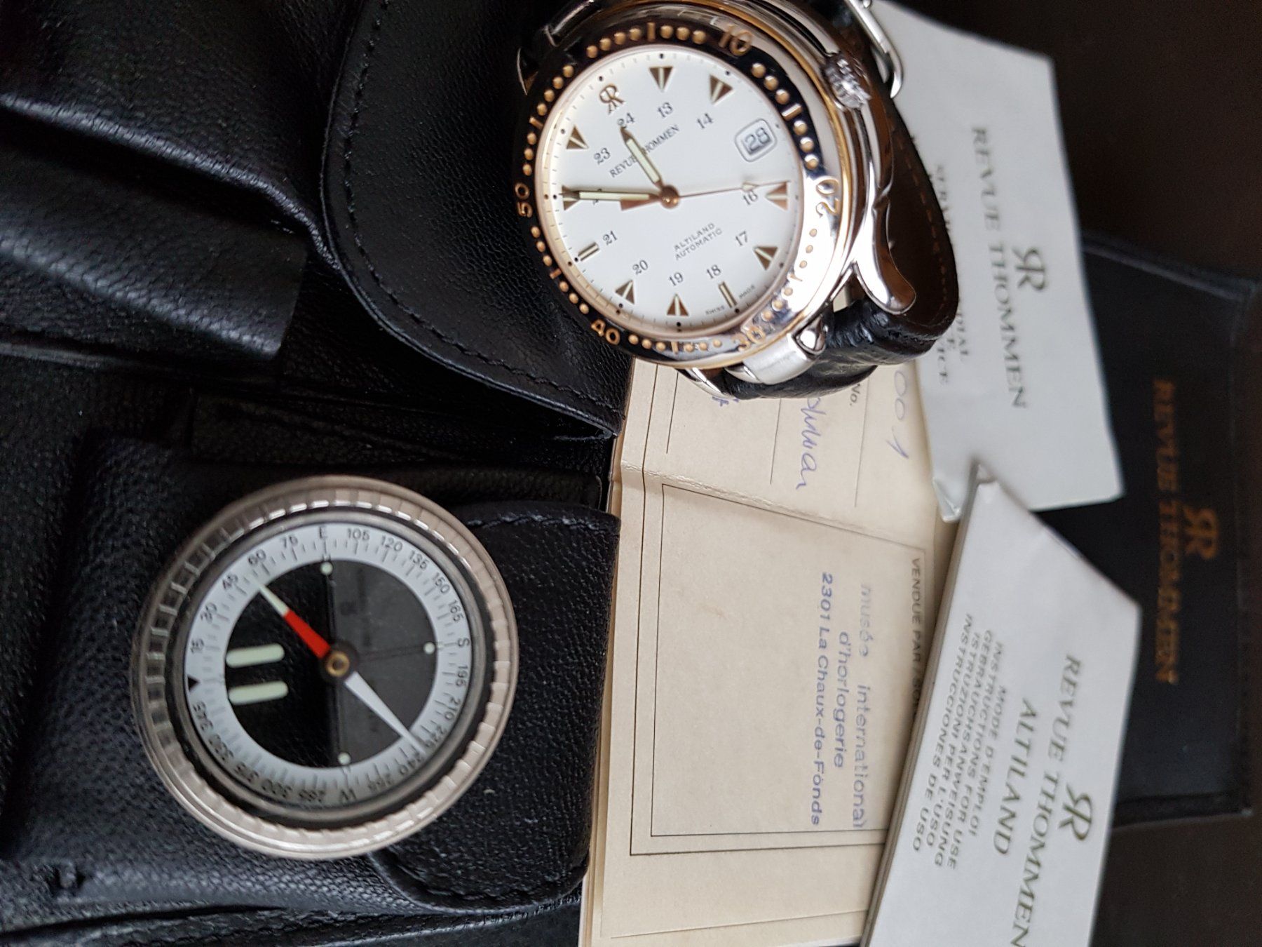 Revue Thommen Orologi: Revue Thommen Kompass Altimeter – Usato da Calpiogna venduto da Nerowolf 3