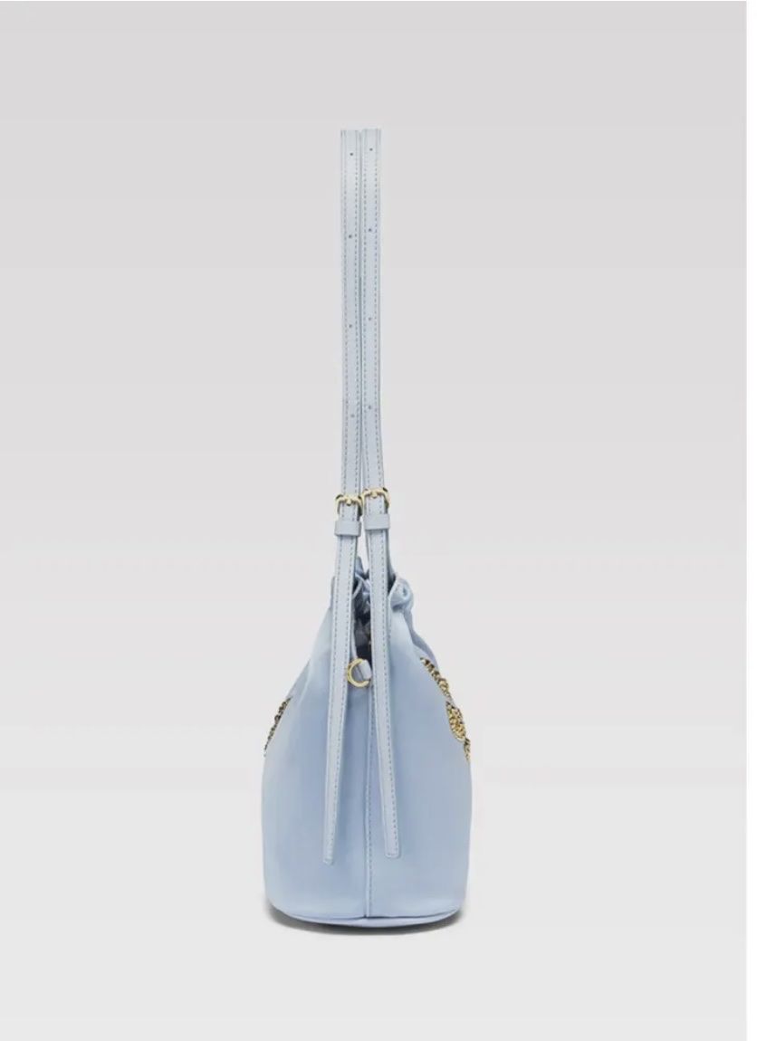 Mcm Borse da donna: MCM Beuteltasche, hellblau, neuwertig, Goldkette,Top! – Nuovo e nell'imballaggio originale da Wiedlisbach venduto da Sistershop 7