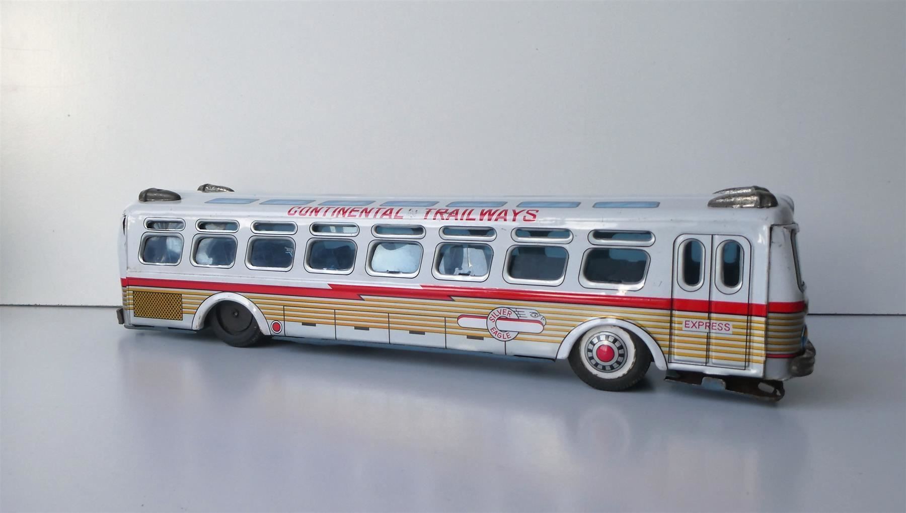 Modellini d'auto: Blechauto Setra Bus Continental Eagle Express Tin Japan – Usato da Frauenfeld venduto da Astra13 2
