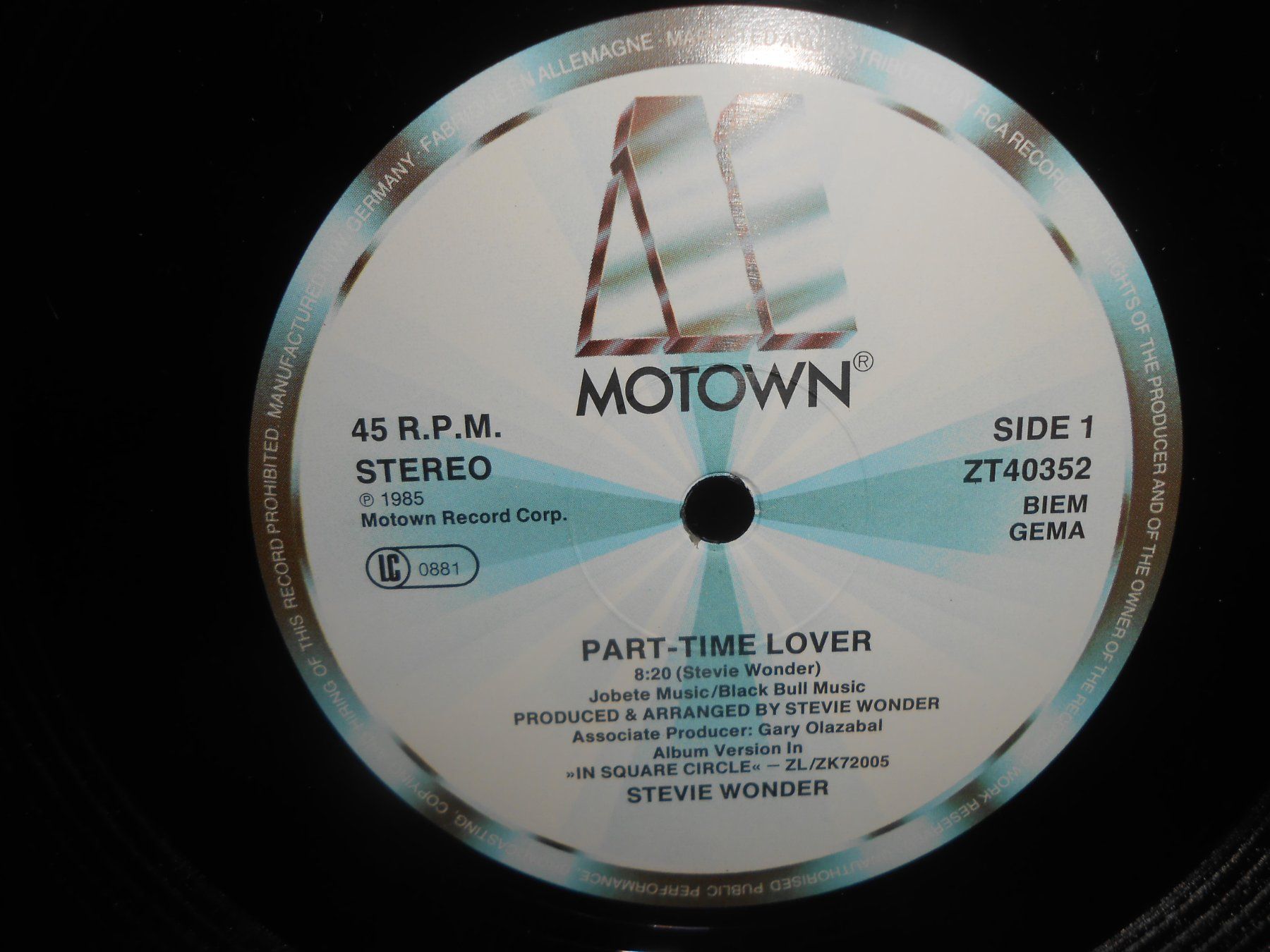 Schallplatten: Maxi; Stevie Wonder 1985 – Gebraucht aus Bubikon von  1
