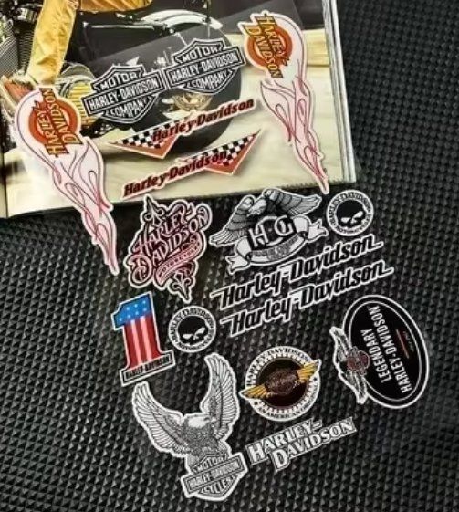 Sticker: Lot Autocollants Harley-Davidson J139 – Nuovo e nell'imballaggio originale da Allens venduto da MADE.IN.ROCK.N.ROLL 1