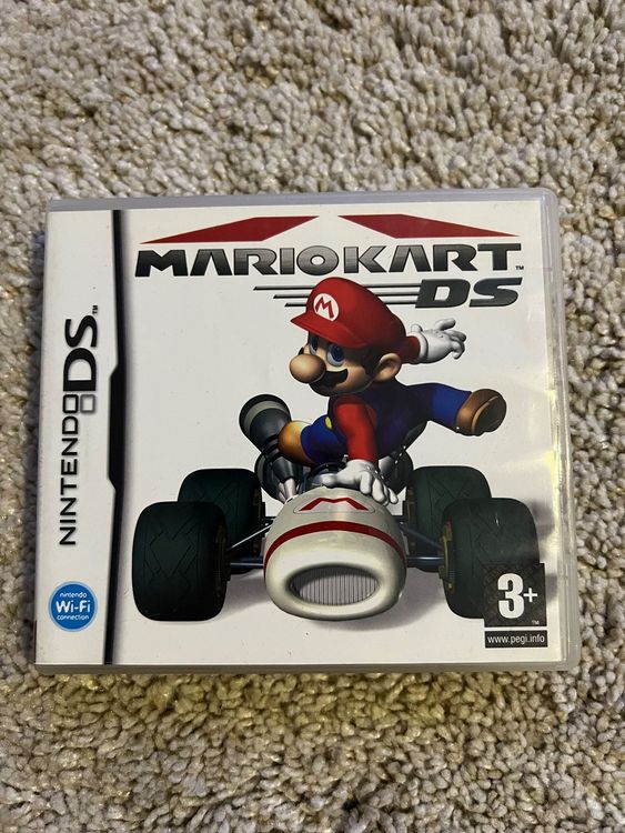 00'S MARIOKART DS Mario Kart DS character print T-shirt Men's S size unknown navy blue type Vintage Second Hand