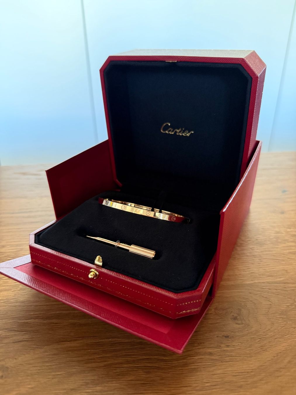 Cartier Bracciali & Braccialetti: Cartier LOVE Bracelet roségold – Usato da Warth venduto da Nivram14 2