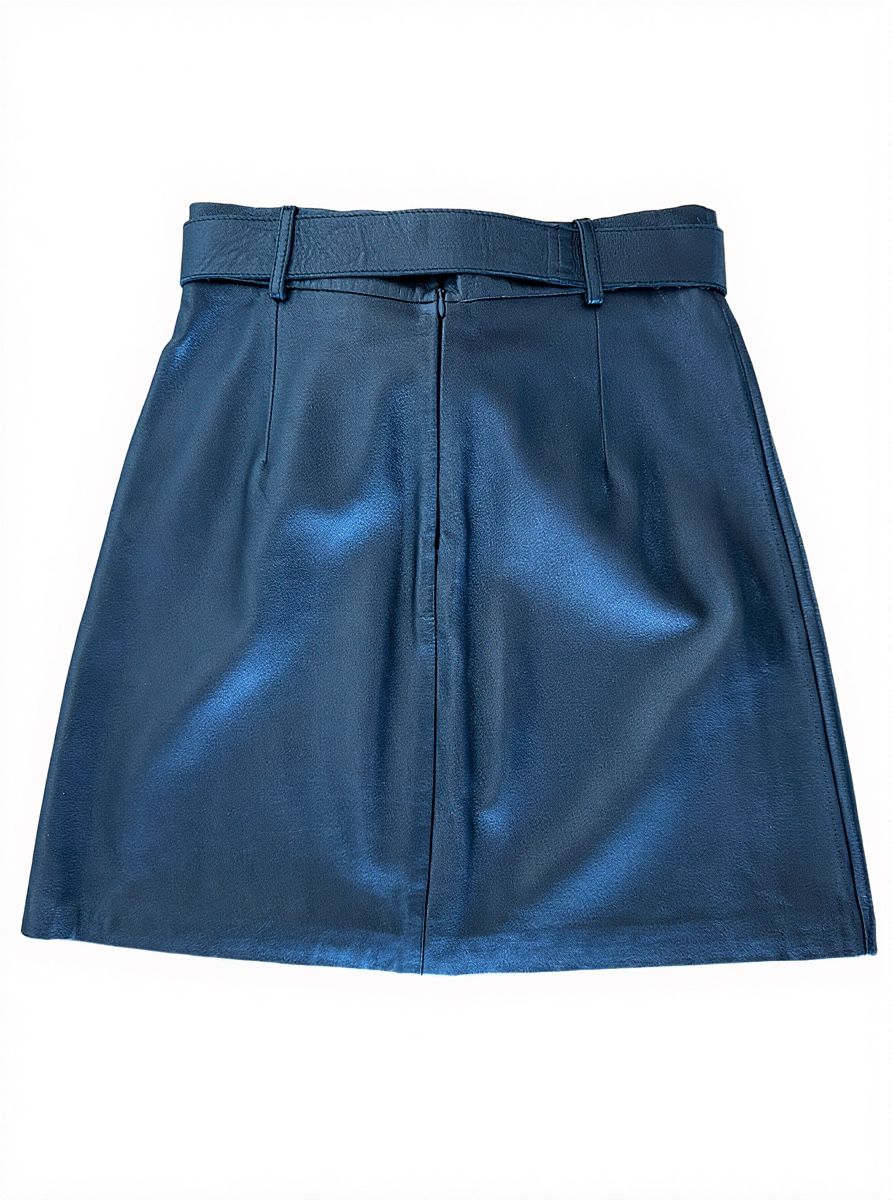 Sandro Gonne: Sandro Paris leather mini skirt, size 1 – Usato da Dübendorf venduto da Pink.Blue 1