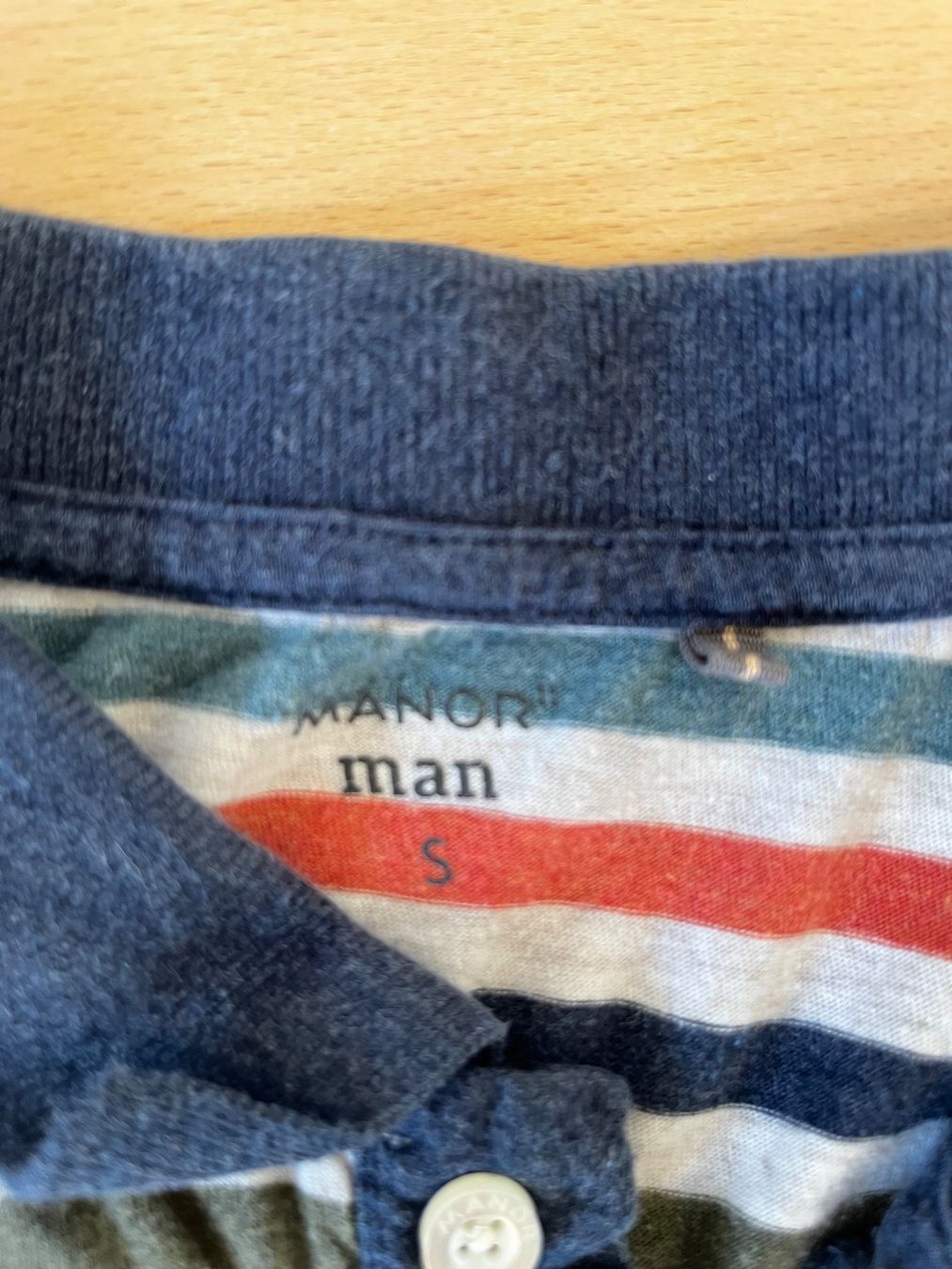Manor Magliette Polo: Manor Man Poloshirt gestreift - Gr. S – Usato da Zürich venduto da corinne.nussbaumer20 2