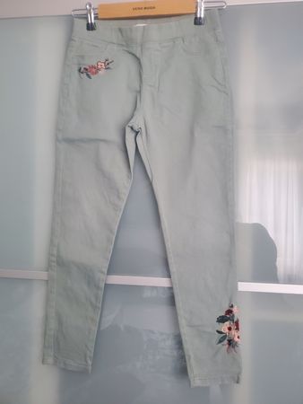 Treggings / Hose bestickt 140 vrtbaudet