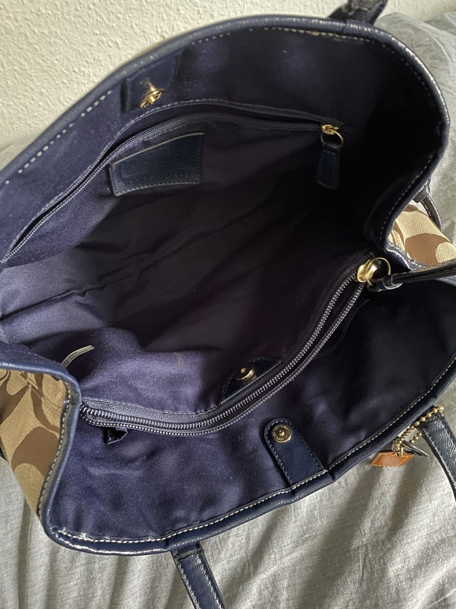 Coach Borse da donna: Vintage Coach Tasche navy/khaki monogram Y2K – Usato da Steinhausen venduto da mel_8hrx 3