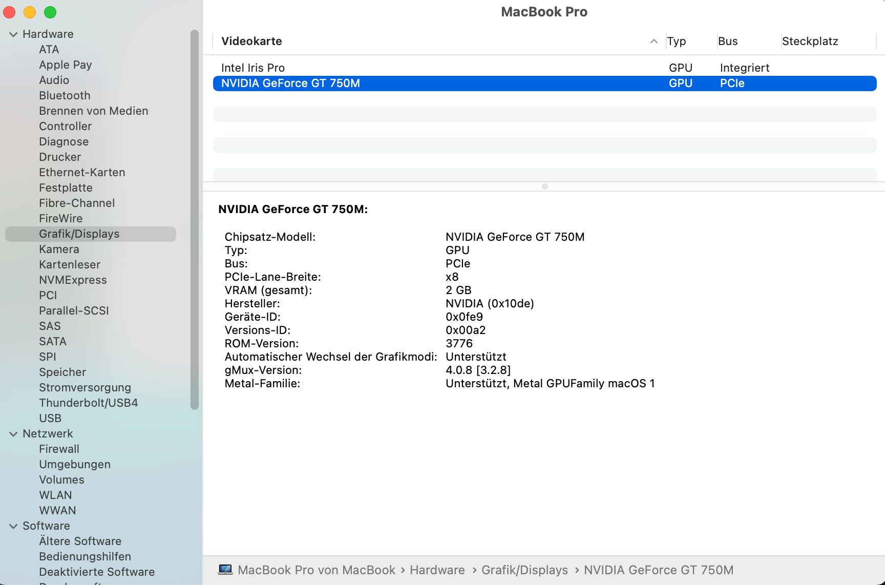 Apple Notebook: MacBook Pro – Usato da Haldenstein venduto da Nisi546 9