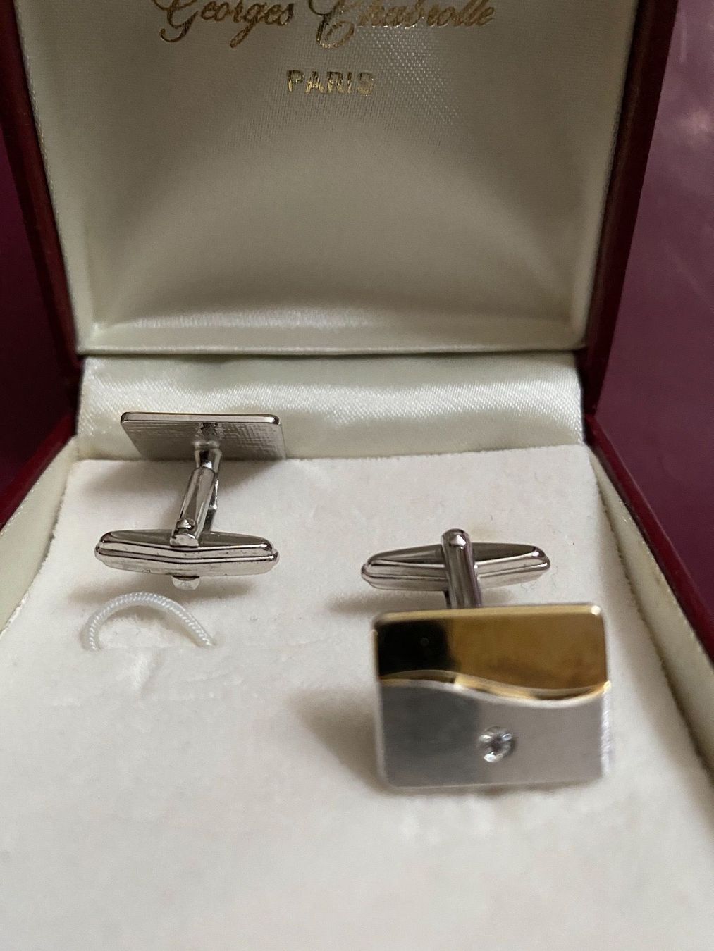 Gemelli: Georges Chabrolle Paris Manschettenknöpfe – Usato da Bern venduto da schnupka 2