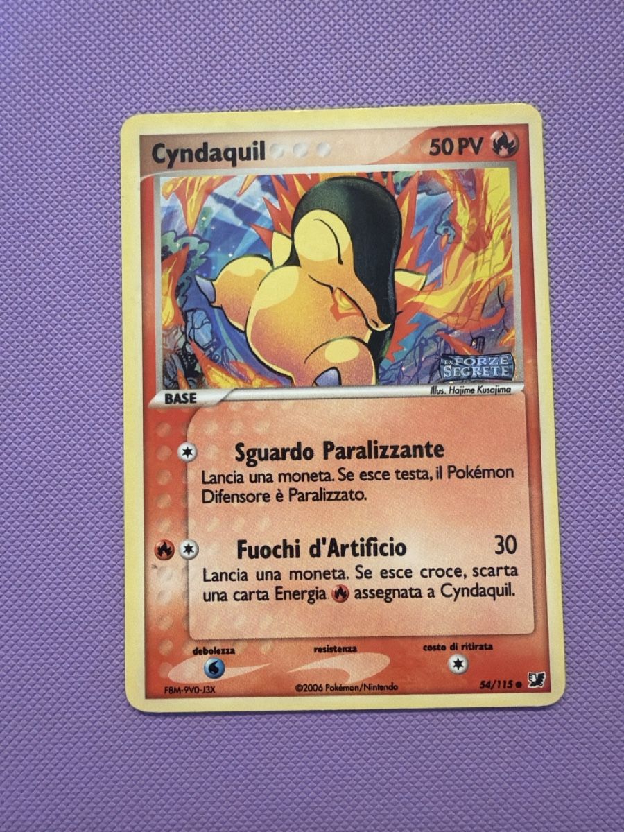 Pokémon Sammelbilder & Trading cards: Cyndaquil 54/115 GD/PL – Gebraucht aus Cadro von rarecandycustoms