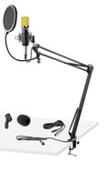 Vonyx CMS400B Kondensatormikrofon Set | Arm, Spinne & Kabel