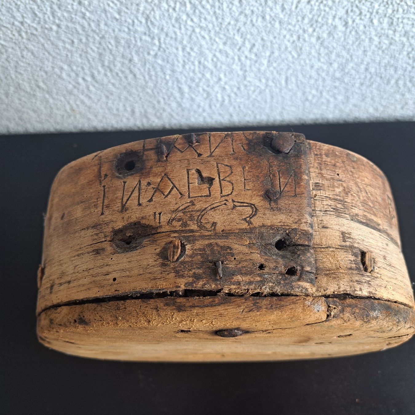 Contenitori & Simili: Getreide Mass Jg.1663  Schweiz extrem selten Museum Objekt – Usato da Riehen venduto da Appia48 2