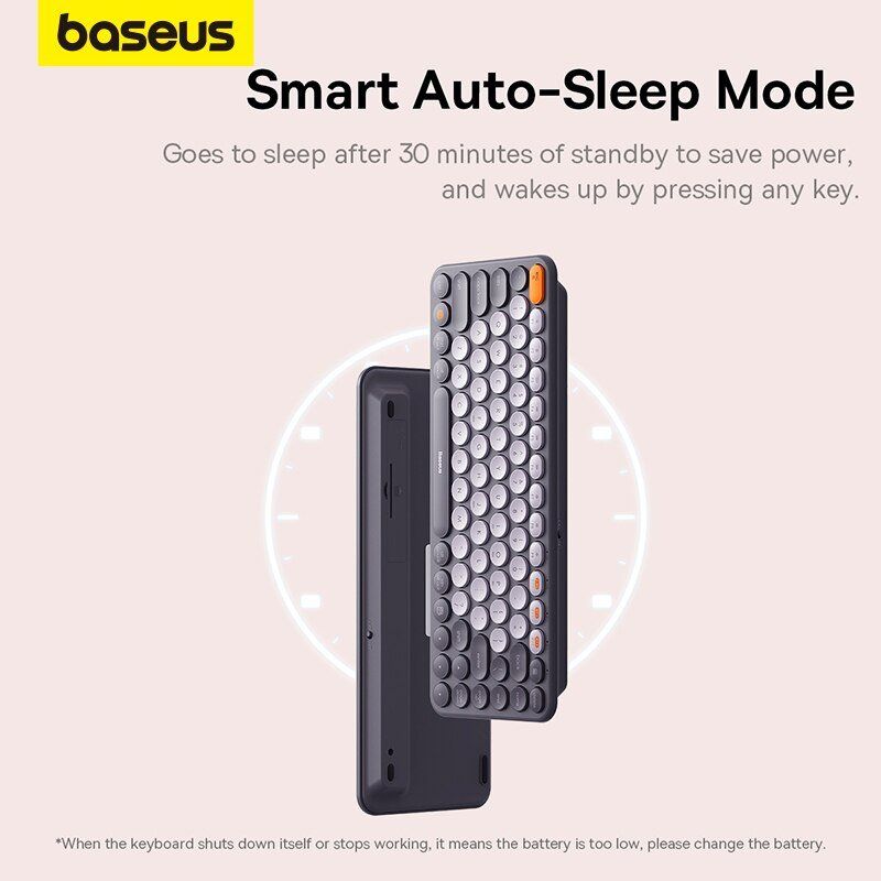 Tastiere: Baseus Mini Tastatur Bluetooth + 2.4 / 5 GhZ, kabellos – Nuovo e nell'imballaggio originale da Romanshorn venduto da pfimex 1