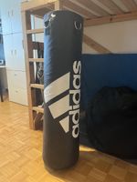 Boxsack Adidas schwarz mit Kette guter Zustand