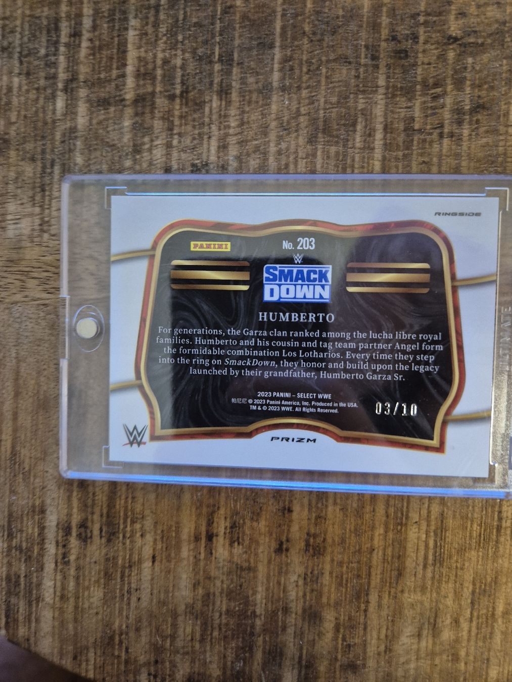 Panini Carte collezionabili: Panini select wwe 2023 gold Humberto /10 – Nuovo (secondo la descrizione) da Wetzikon ZH venduto da jas_c5d8 1