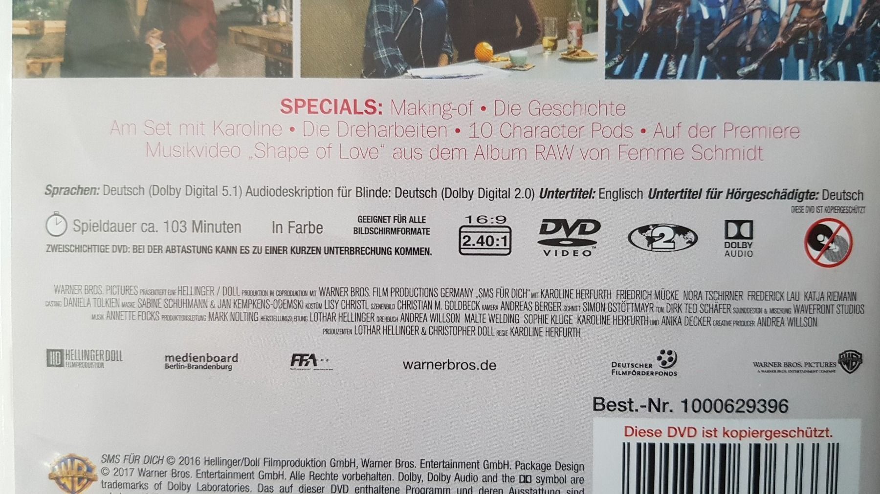 Alle DVDs: DVD SMS für Dich – Gebraucht aus Oetwil am See von fineli2 1