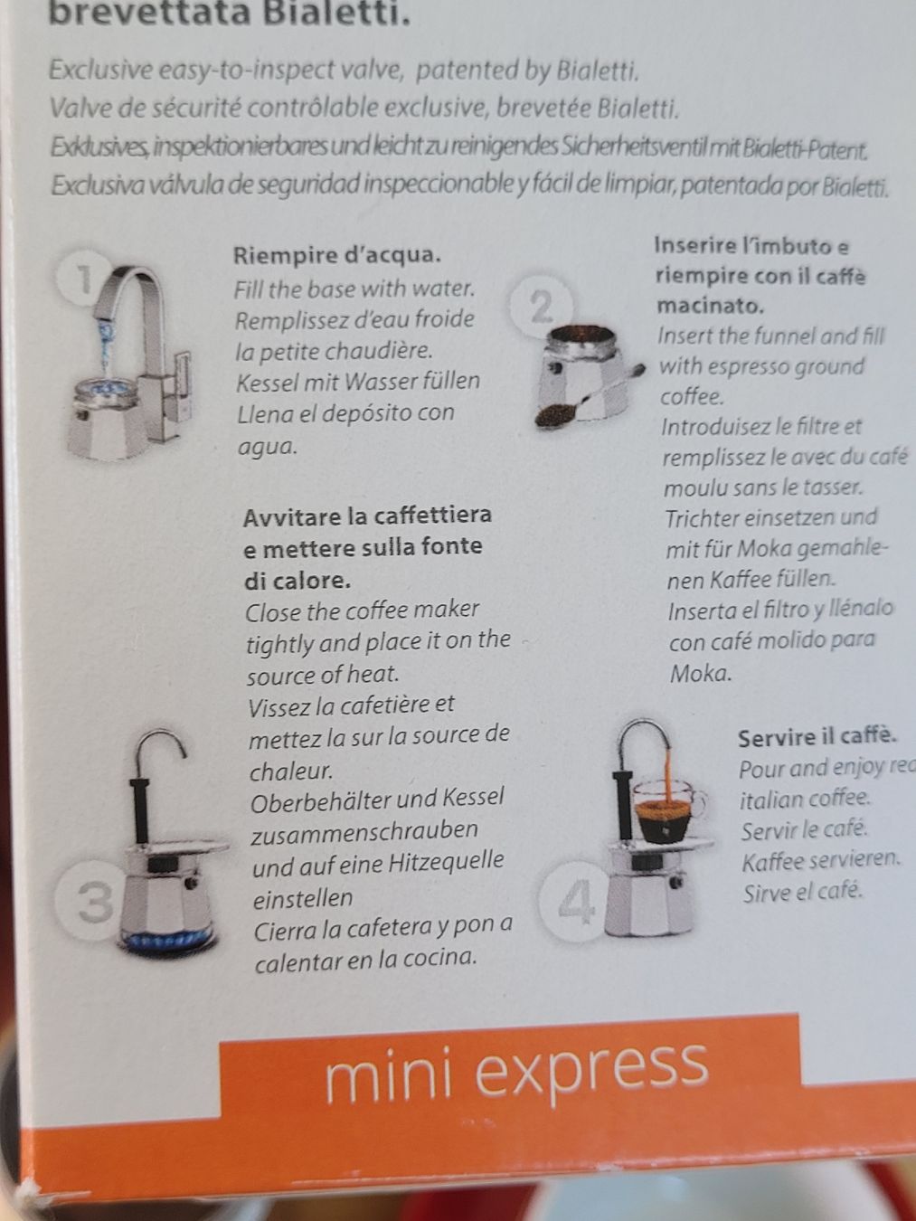 Bialetti Macchine per caffè & Macchine per espresso: Bialetti mini express Mocca für 1 Espresso – Usato da Buttikon SZ venduto da Renco 3