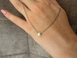 Elegante Halskette mit Süsswasserperle