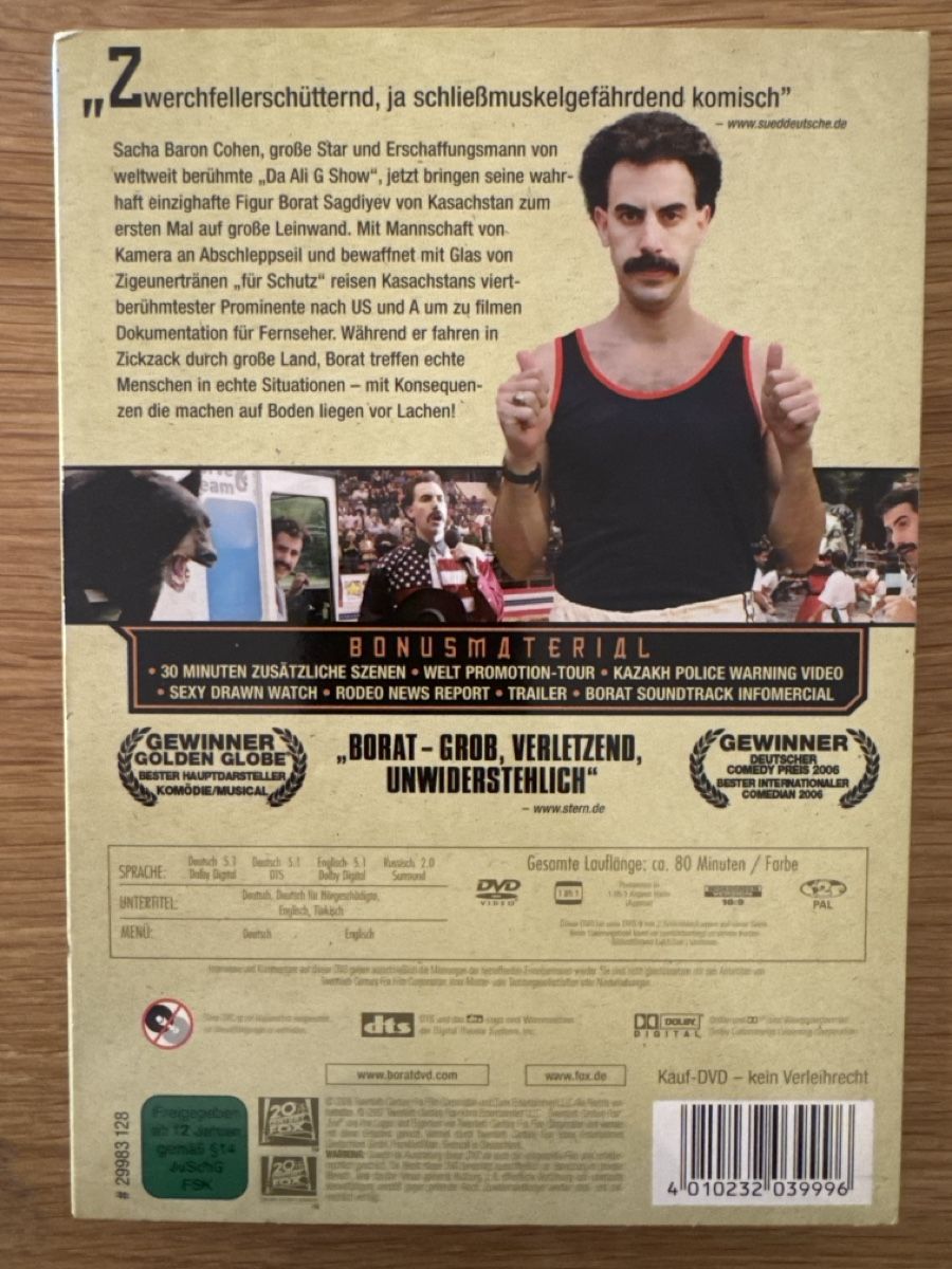 Tutti i DVDs: DVD / Borat  – Usato da Herzogenbuchsee venduto da TCG-High-Quality 4