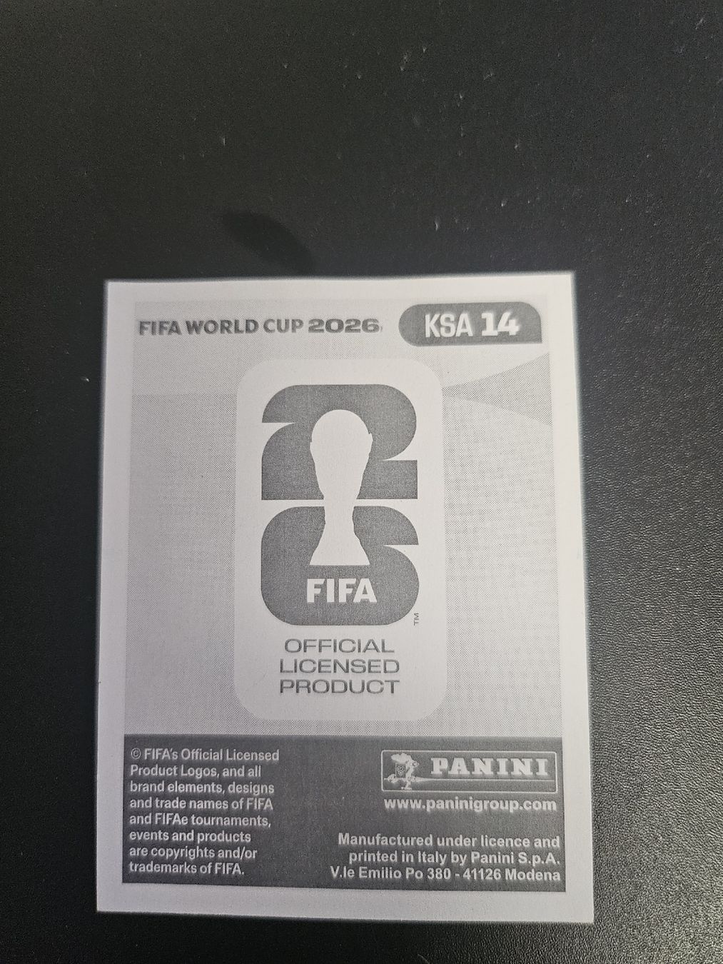 Panini Sammelbilder & Trading cards: panini KSA 14 – Neu (gemäss Beschreibung) aus Croy von sylvie1350 1