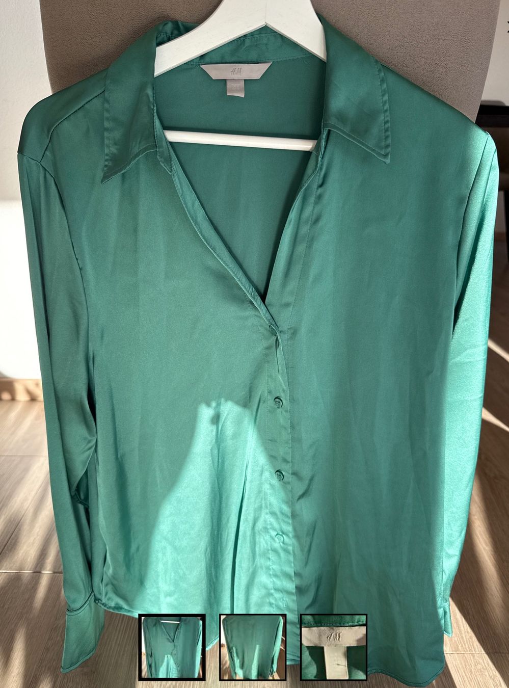 H&M Blusen: Grüne Bluse – Gebraucht aus Bern von 1Gigi1