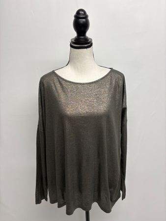 Majestic Filatures Langarmshirt 38 Seide Kaschmir bronze