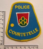 1 Polizei Abzeichen Gemeindepolizei Courtetelle/Jura