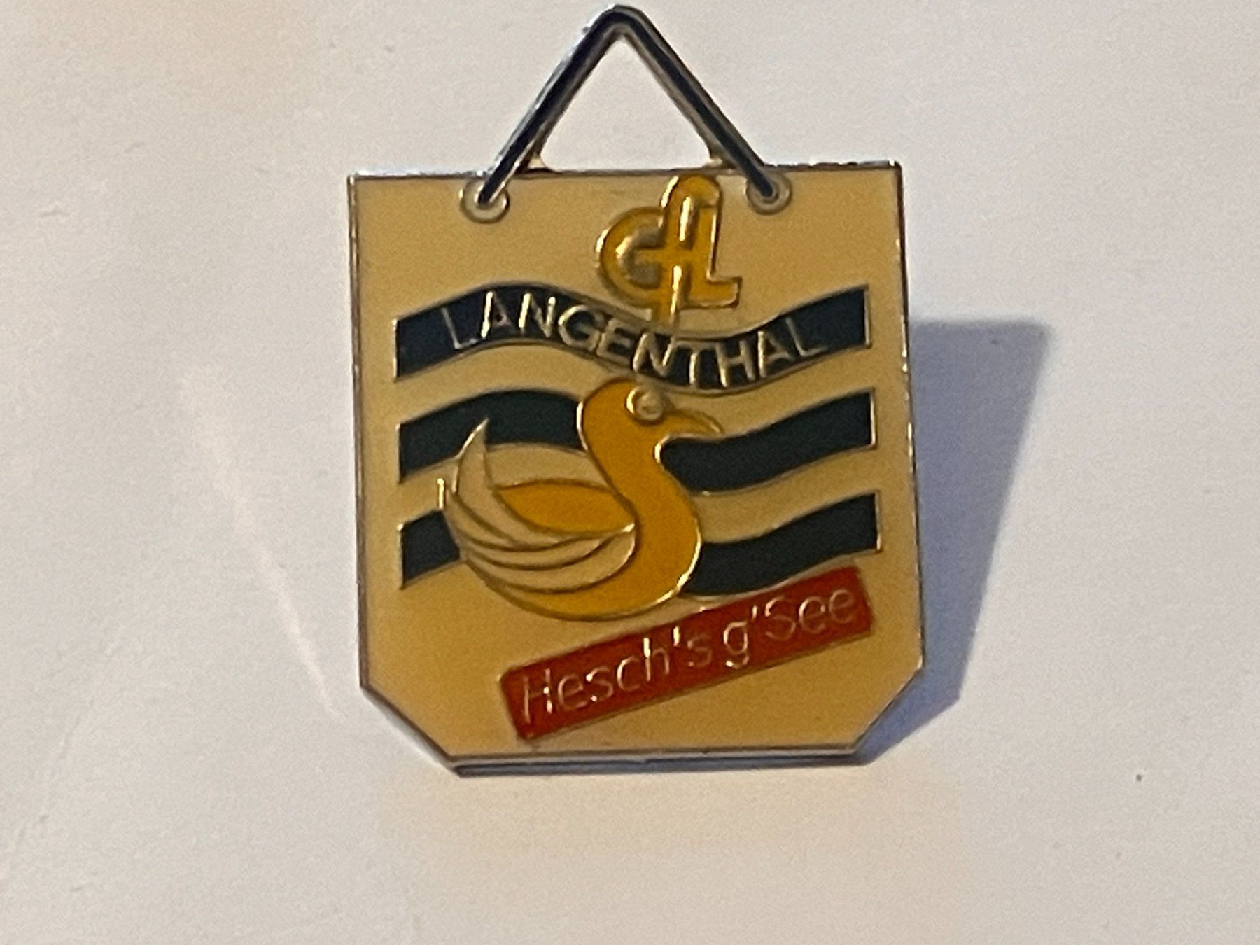 Placchette & Badge: 1 Pin Langenthal – Usato da Basel venduto da djwwpp
