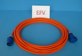 25m CEE 16A 3P Pur Verlängerungskabel H07BQ-F 3x2.5mm2 Bau
