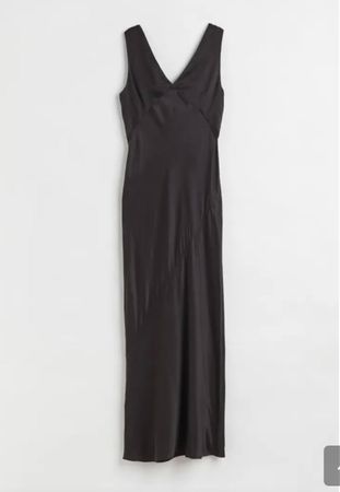 Maxi slip dress en soie Premium H&M