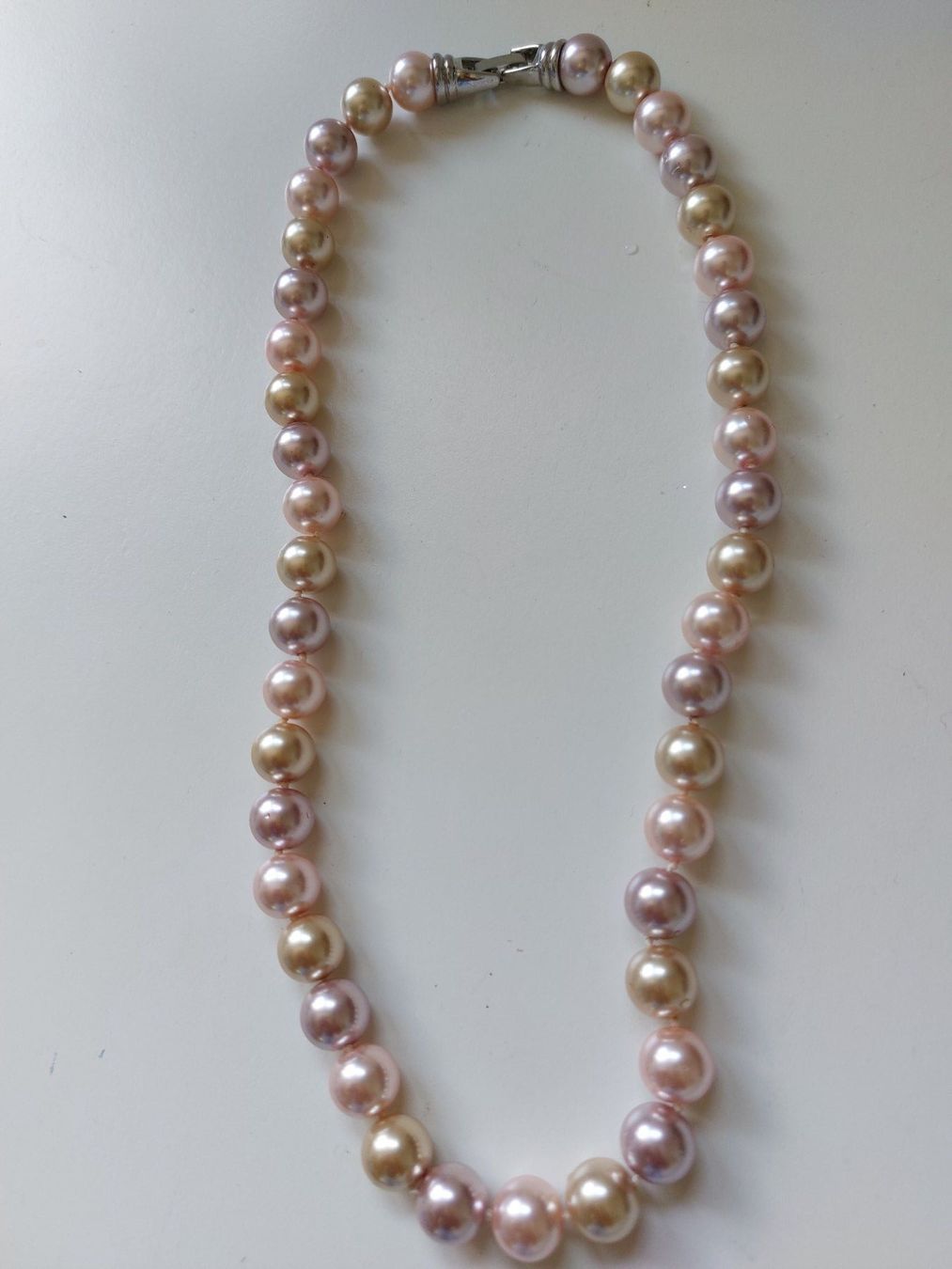 Perle (finte): 1x Halskette aus Muschelkernperlen – Usato da Horgen venduto da zur_jq85 3