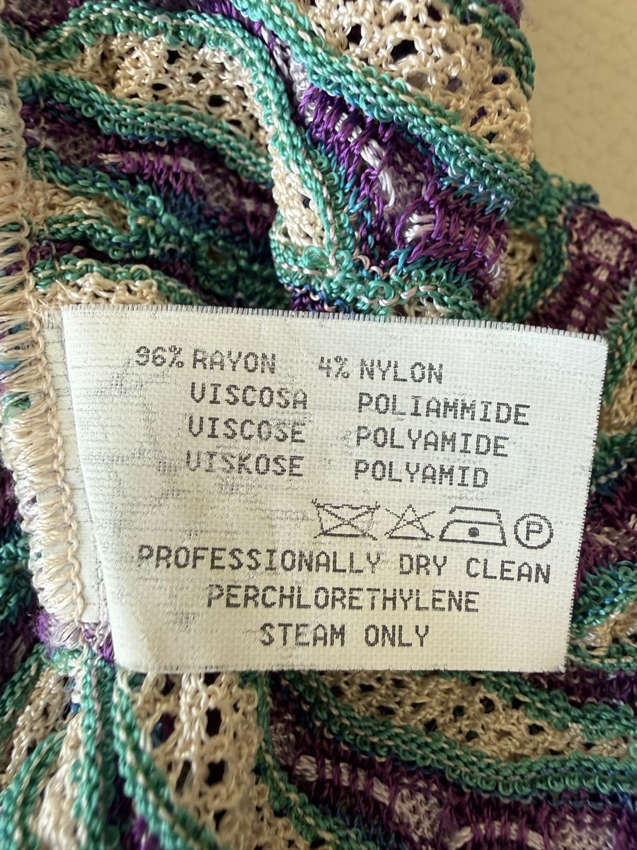 Missoni Top: Missoni IT46 top dos-nu multicolore excellent état! – Nuovo (secondo la descrizione) da Cointrin venduto da sacha1981 4