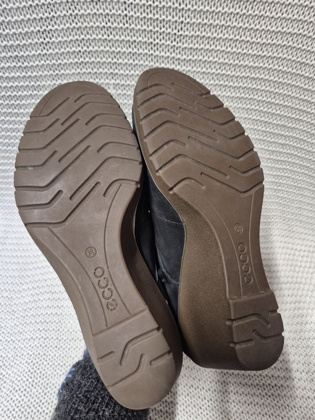 Ecco Damenschuhe: Ecco Plateau-Absatz Schuhe Gr.39 Leder, schwarz – Gebraucht aus Merligen von muss_haben 5