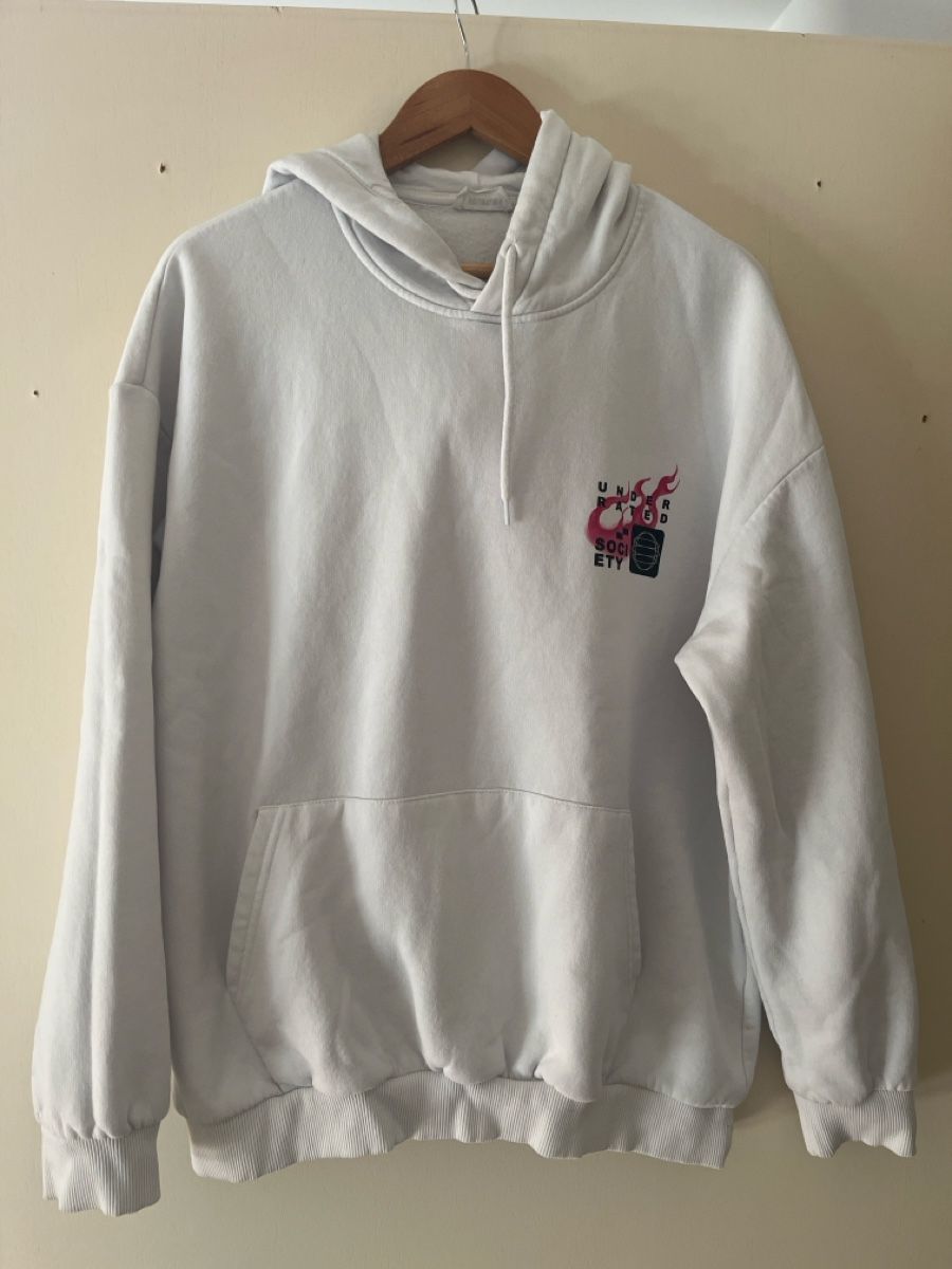 Maglioni & Felpe: Sweat à capuche blanc Underrated Society - Taille L – Usato da Vuiteboeuf venduto da fan_76c9 1