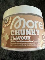 More Nutrition Chunky Flavour White Choc Cinnamon Bun 