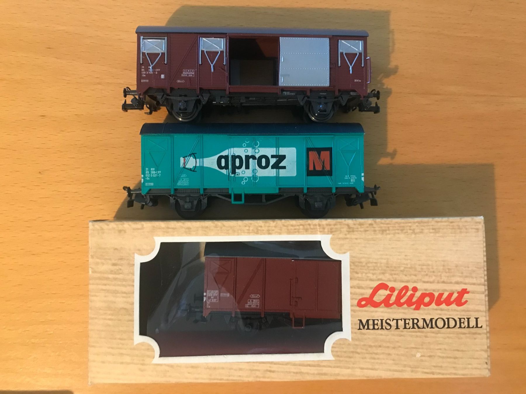 Roco Modellini di ferrovie: 3x SBB Güterwagen 1x Roco 2x Liliput – Usato da Luzern venduto da mey_s13