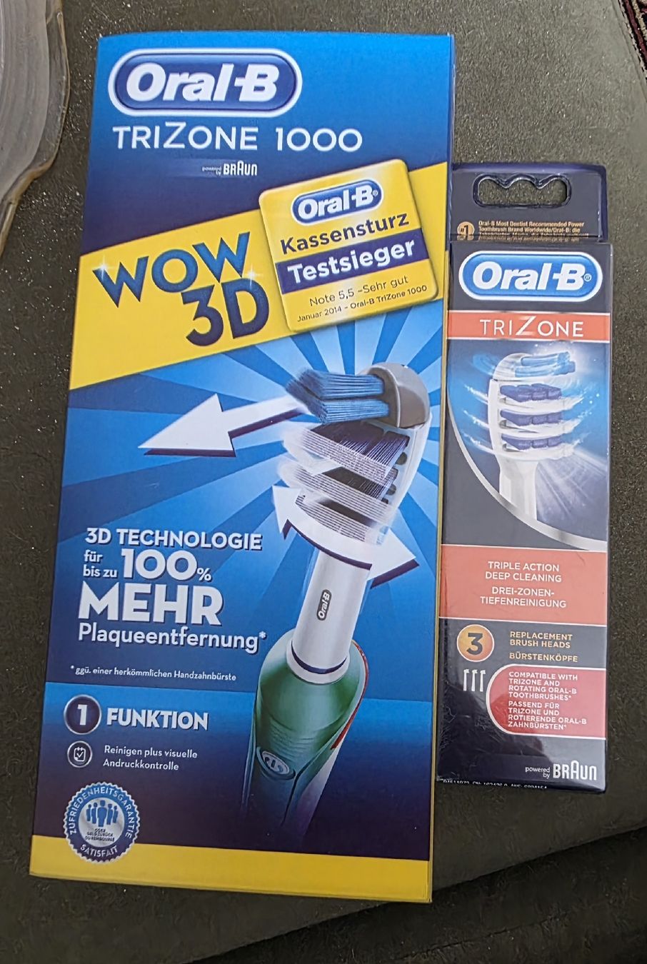 Oral B Cura dei denti: Oral B Trizone 1000 Zahnbürste – Nuovo e nell'imballaggio originale da Burgdorf venduto da Handera